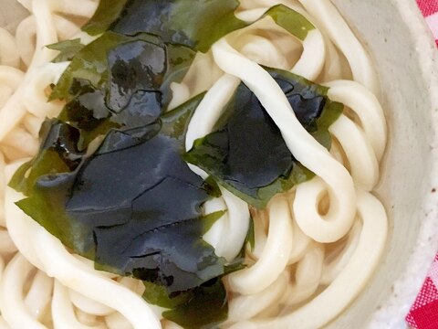 簡単！わかめうどん☆彡